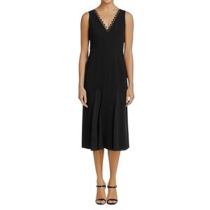 Bailey‎ 44 Black Serafina Sleeveless V-Neck Lace
Trim Midi Dress 4 Wedding Party